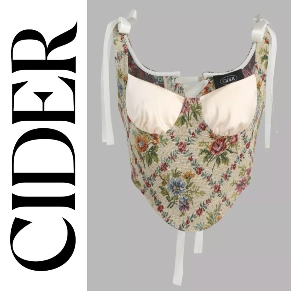 NWT Tapestry Corset Top